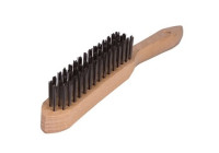 Winparts GO! Wire brush - Wood with 3 rows
