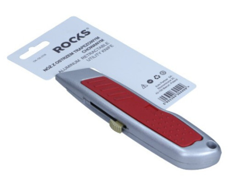 Rooks Stanley knife 61x33 mm, including 3 spare knives, Image 2