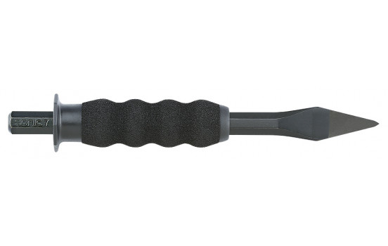 Pointed chisel with soft grip 190mmL 7