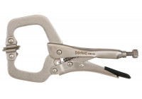 Locking pliers adjustable C-shaped articulated jaws 150mmL