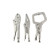 Locking pliers set 3 pieces, Thumbnail 8