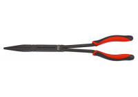 Long tongs with double hinge, extra long