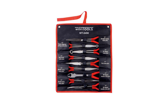 Long version pliers set, 9 pieces