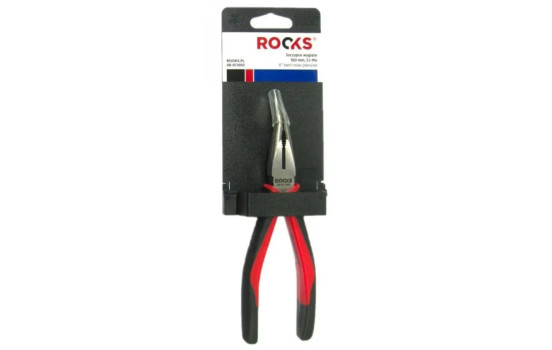 Rooks Flat round nose pliers 160 mm