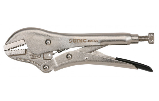 Locking pliers adjustable straight jaw 175mmL