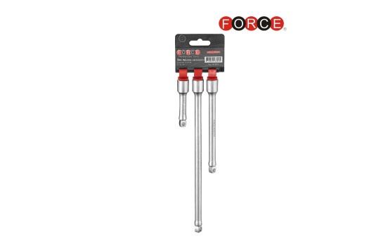 FORCE 3/8'' Wobble extension set 3 pieces