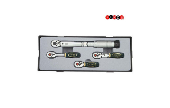 Force 1/4" Ratchet Set 4 Piece