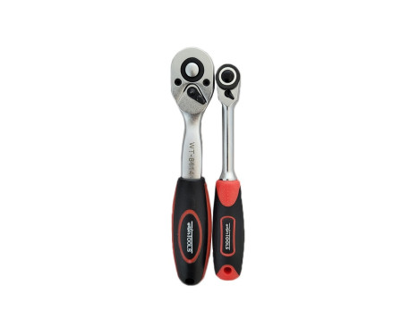 WT-8400 Reversible Ratchet Set for Tight Spaces, 1/4, 3/8 & 1/2", Image 4