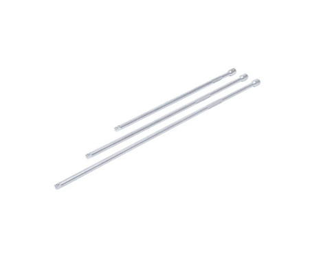 Extension pieces set 1/2" 450/600/750 mm 3-piece