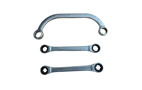 17pc Gear wrench & half-moon wrench set (EVA), Image 3