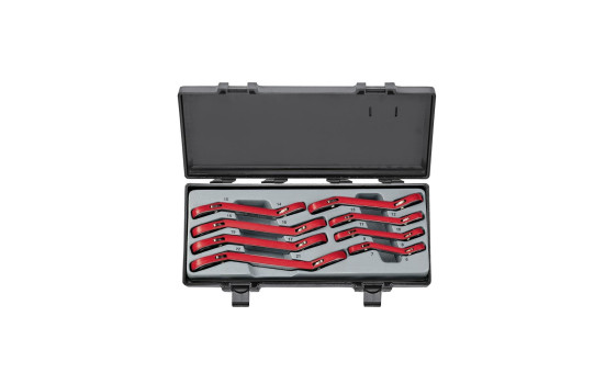 Force 15° angled Ring ratchet wrench set 8-piece