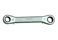 Force double Ring ratchet wrench 15° bent 12-sided 12mm x 13mm