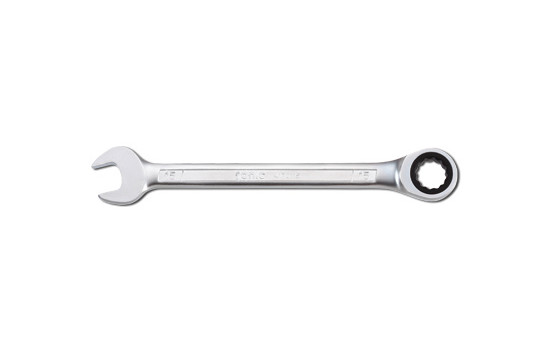 Ratchet ring spanner, straight 12-sided 16mm