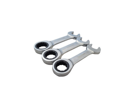 Ratchet ring wrench set extra short 8 - 19 mm 12 pcs, Image 5