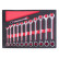 Reversible ring ratchet wrenches, 12 pieces, Thumbnail 2