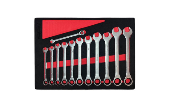 Ring ratchet wrenches 12 pieces, Image 2