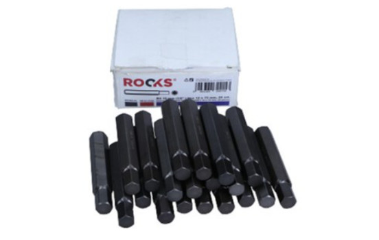 Rooks Bit 10 mm (3/8") Hex 12 mm x 75 mm, 20 pieces