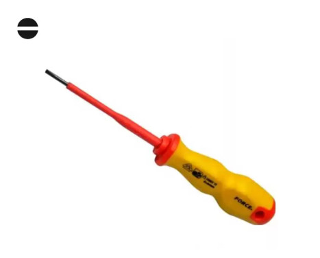 Force insulated screwdriver flat 205mmL 4mm