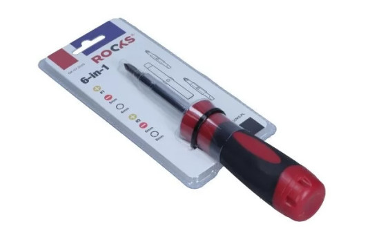 Rooks Interchangeable screwdriver 6 in 1
