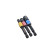 3PC Impact Driver Color Coded Socket Adapters, Thumbnail 2