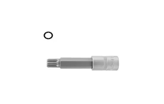 Force Bit Socket 1/2" Multi-tooth M12 100mmL