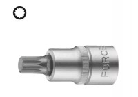 Force Bit Socket 1/2" Multi-tooth M12