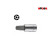 Force Bit Socket 1/4" 5-sided Resistorx TS27, Thumbnail 2