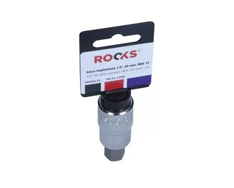 Rooks Bit Socket 1/2'', 55mm hex 13, Image 2