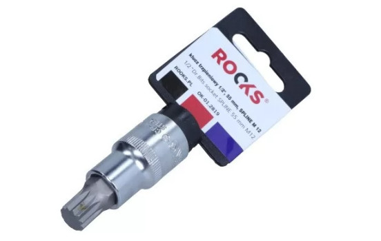 Rooks Bit Socket 1/2, 55 MM, Multi-tooth M12