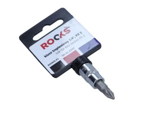 Rooks Bit Socket 1/4", PZ 2, Image 2