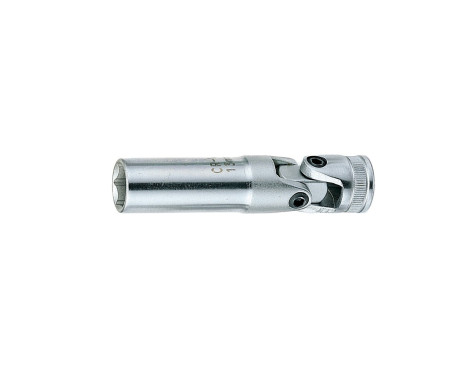 Force Knee joint socket 1/2", 6-sided long 9/16"