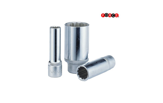 Force Socket 1/4", 12-point long 9/32" 25mmL