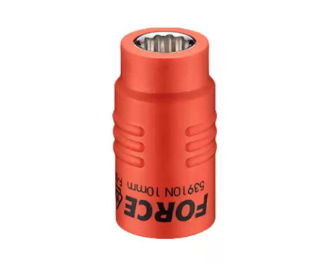 Force Socket 3/8", 12-sided insulated 8mm