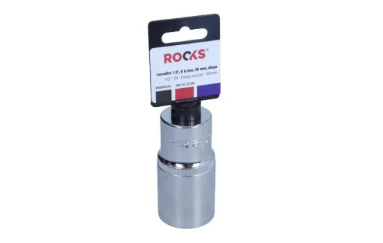 Rooks Socket 1/2", 6-sided, 30 mm, long