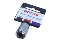 Rooks Socket 1/4", 6-sided, 13 mm