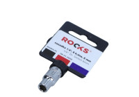 Rooks Socket 1/4", 6-sided, 6 mm