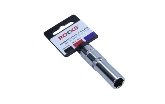 Rooks Socket 3/8", 6-sided, 11 mm, long