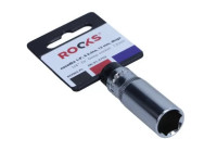 Rooks Socket 1/4", 6-sided, 13 mm, long