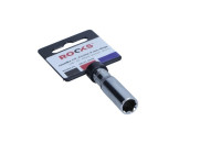 Rooks Socket 1/4", 6-sided, 9 mm, long