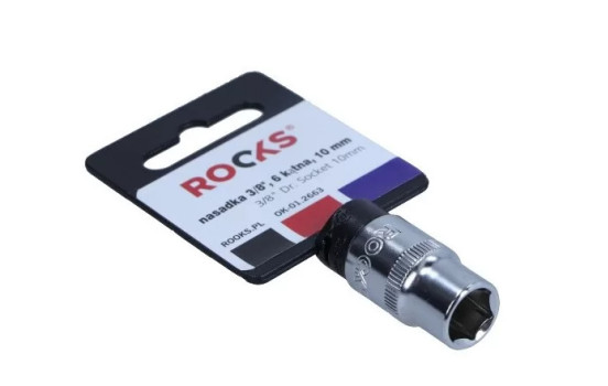 Rooks Socket 3/8", 6-sided, 10 mm