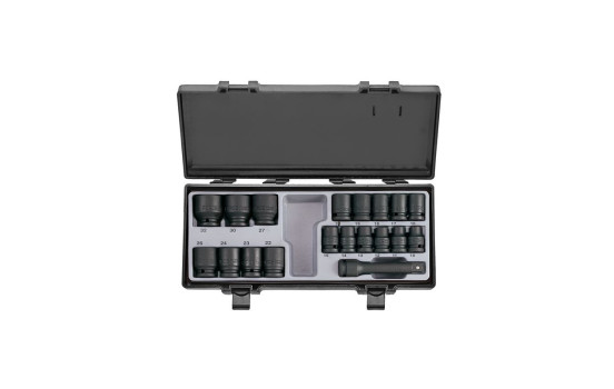 19 Piece 1/2" 6pt. Impact Socket Set, Image 2