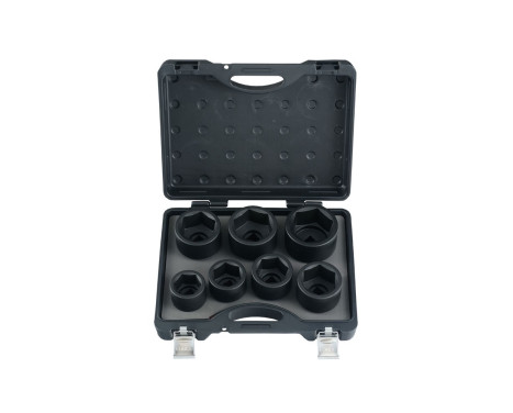 Force 1" Impact socket set 6-sided 7 pieces