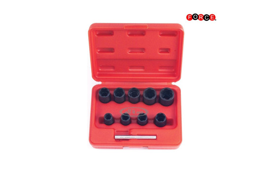 Force 10pc 3/8" Impact Socket Set