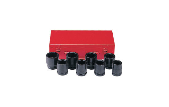 Force 3/4" Impact Socket Set 6-sided 8 pieces