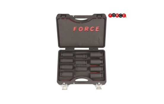 Force 3/4" Impact Socket Set Trucks Long Square & Hexagonal 11 Piece