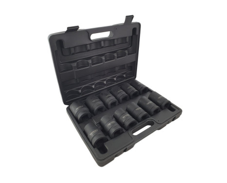 1" Impact socket set 6-sided 12-piece 80mmL, Image 2