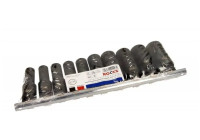 Rooks Impact socket set 1/2" 6-sided long, 10-24 mm, 10 pieces