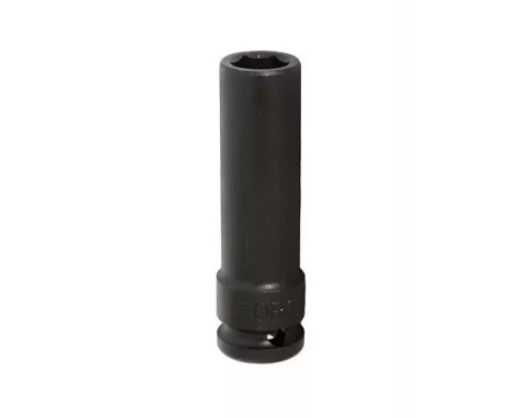 Force Power socket thin wall long 6-sided 1/2": 21mm