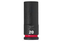 Milwaukee SHOCKWAVE™ Impact Socket 1/2" long 20 mm - 1 piece