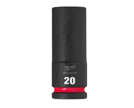 Milwaukee SHOCKWAVE™ Impact Socket 1/2" long 20 mm - 1 piece